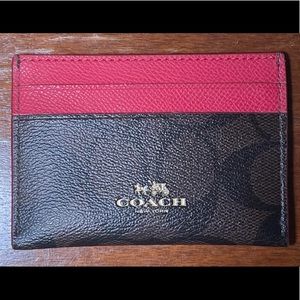 Coach card holder
